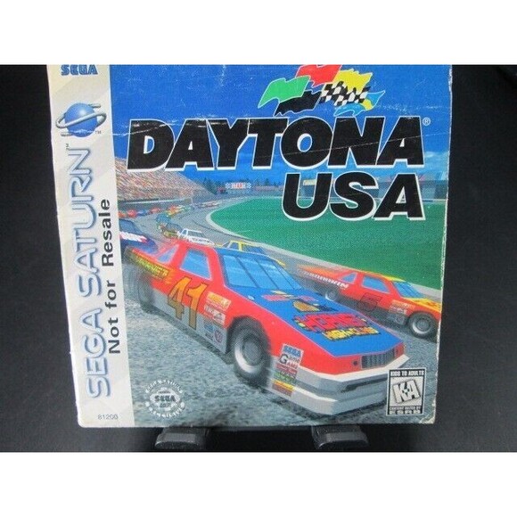 Daytona USA (Sega Saturn, 1995) CIB COMPLETE ** NOT FOR RESALE ** - Picture 3 of 5
